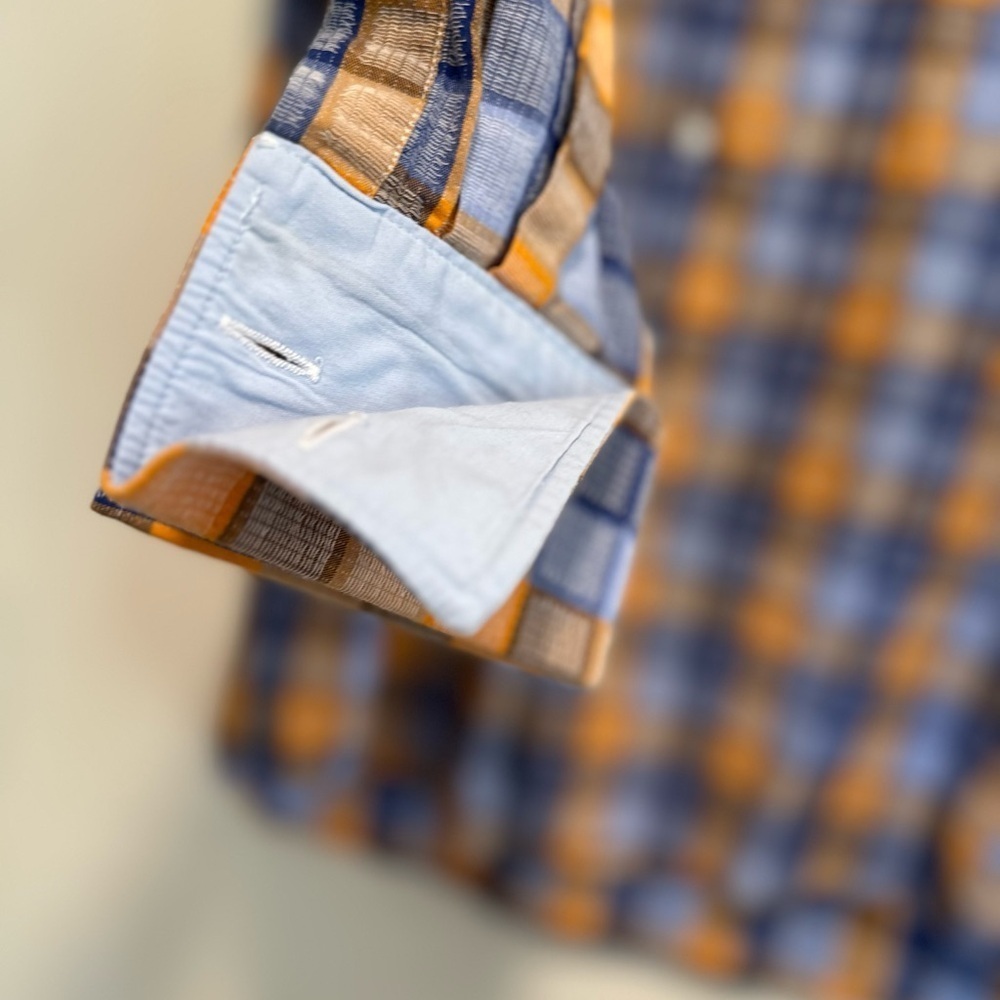 Steven Land Men’s Modern Fit Colorful Button Down Dress Shirt. french cuff. - Picture 9 of 11